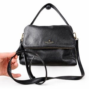 Kate Spade Chester Street Miri Black Leather Crossbody Shoulder Bag